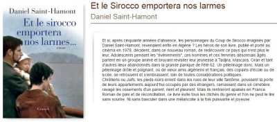 Et le Sirocco 
Emportera nos Larmes  
----
Daniel SAINT-HAMONT
